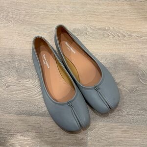 🇯🇵 MAISON MARGIELA STYLE Tabi Ballet Flat (100% leather) split toe shoes soft